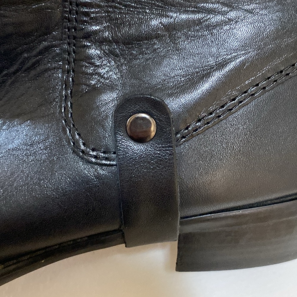 Franco Sarto Black Heeled Boots - Picture 4 of 13